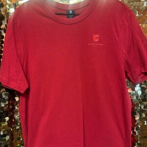 G-Star Red Short Sleeve Tee
